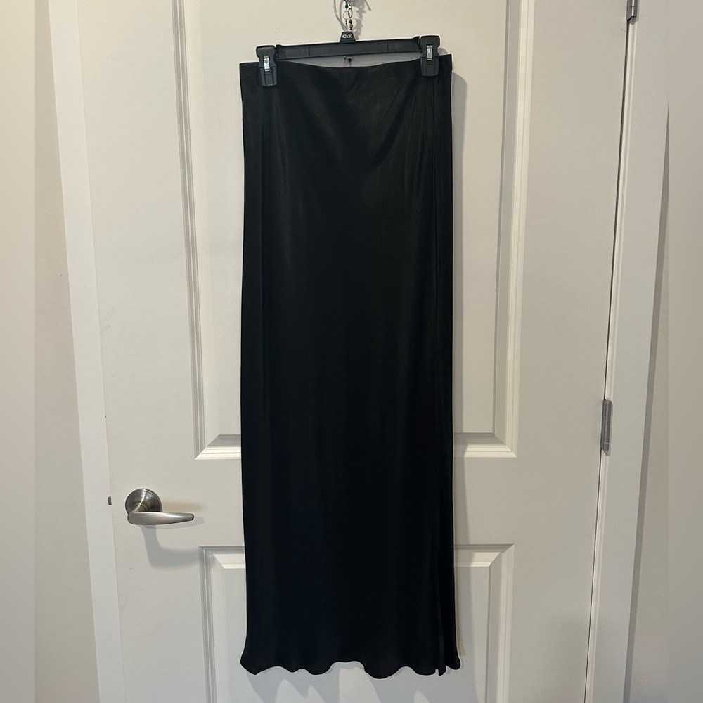 Anthropologie Black Maxi Skirt